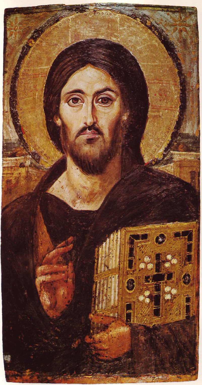 Christ Pantocrator icon from Saint Catherine’s Monastery at Sinai